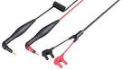 PIN TYPE TEST LEAD, BLACK/RED, 1.941M