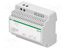 Power supply: transformer type; for DIN rail; 24VDC; 0.5A; 230VAC F&F