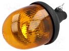Signaller: lighting; rotating light; orange; LBB; 12VDC,24VDC LUCAS