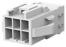 CONNECTOR HOUSING, RCPT, 6WAYS