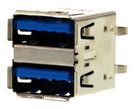 STACKED USB CONN, 3.0, USB TYPE A, 9POS
