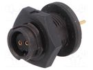 Connector: circular; EN2; socket; female; THT; for panel mounting SWITCHCRAFT