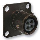 RECEPTACLE, SQUARE FLANGE, 6WAY