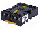 Relays accessories: socket; PIN: 8; for DIN rail mounting; 6A OMRON