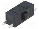 Microswitch SNAP ACTION; 1.6A/400VAC; 0.16A/220VDC; ON-(ON) PROMET