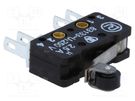 Microswitch SNAP ACTION; 2.5A/250VAC; 0.3A/220VDC; ON-(ON); IP40 PROMET