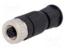 Plug; M12; PIN: 5; female; A code-DeviceNet / CANopen; for cable CONEC