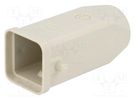 Enclosure: for HDC connectors; Han® A; size 3A; for cable; M20 HARTING