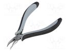 Pliers; curved,half-rounded nose; ESD; Blade length: 25mm C.K