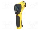 Infrared thermometer; LCD; -32÷480°C; ±1.5%; -50÷1370°C; ε: 0,1÷1 AXIOMET