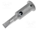 Tip; chisel; 4.8mm; for gas soldering iron; PORTAPRO PORTASOL