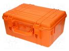 Suitcase: tool case; 420x300x190mm; ABS; IP67 NEWBRAND