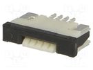 Connector: FFC/FPC; horizontal; PIN: 4; top contacts,ZIF; SMT; 0.5A JOINT TECH
