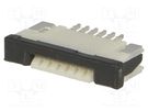 Connector: FFC/FPC; horizontal; PIN: 6; top contacts,ZIF; SMT; 0.5A JOINT TECH