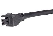 CABLE ASSY, 2P RCPT-RCPT, 2M