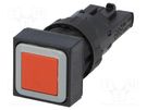 Switch: push-button; 16mm; Stabl.pos: 2; red; Pos: 2; -25÷70°C EATON ELECTRIC