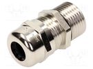 Cable gland; with long thread; PG11; IP68; brass; SKINTOP® LAPP