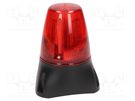 Signaller: lighting; continuous light,blinking light; red; IP65 MOFLASH SIGNALLING