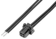CABLE ASSY, 2P RCPT-FREE END, 300MM
