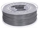 Filament: ABS+; Ø: 1.75mm; grey; 230÷240°C; 1kg DEVIL DESIGN