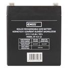 SLA battery 12V 4,5Ah faston 4,7 mm, EMOS