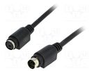 Cable; PS/2 socket,PS/2 plug; 3m; black; connection 1: 1 BQ CABLE