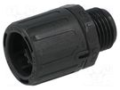 Straight terminal connector; Thread: metric,outside; polyamide LAPP