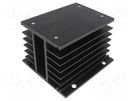 Heatsink: extruded; grilled; for three phase solid state relays STONECOLD