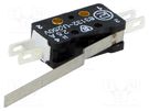 Microswitch SNAP ACTION; 2.5A/250VAC; 0.3A/220VDC; with lever PROMET