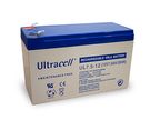 UL lead acid battery 12 V, 7,5 Ah (UL7.5-12), white-blue - Faston (4.8mm) lead acid battery