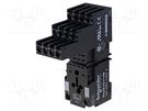 Relays accessories: socket; PIN: 14; for DIN rail mounting; 10A SCHNEIDER ELECTRIC