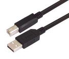 USB CABLE, 2.0 TYP A PLUG-TYP B PLUG, 3M