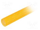 Polyester braid; ØBraid : 31.8mm; polyester; orange; -70÷125°C ALPHA WIRE