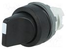 Switch: rotary; 22mm; Stabl.pos: 2; black; none; IP66; prominent ABB