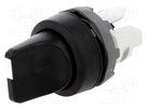 Switch: rotary; 22mm; Stabl.pos: 1; black; none; IP66; prominent ABB