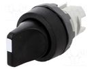 Switch: rotary; 22mm; Stabl.pos: 2; black; none; IP66; prominent ABB