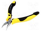 Pliers; curved,half-rounded nose; ESD; 120mm; Professional ESD WIHA