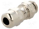 Cable gland; with earthing; M12; 1.5; IP68; brass HELUKABEL