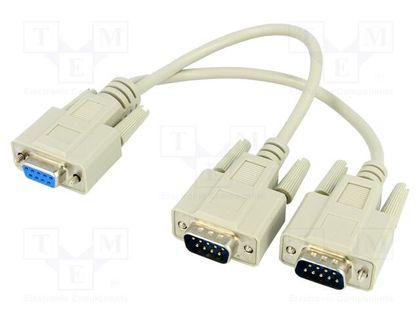 CAN split cable; D-Sub 9pin male x2,D-Sub 9pin female; 300mm TOTAL PHASE TP360410