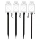 LED decoration – stake lanterns, white, outdoor and indoor, cool white, EMOS