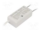 Power supply: switched-mode; LED; 10W; 2÷30VDC; 350mA; 185÷265VAC GOVENA