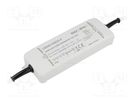 Power supply: switched-mode; LED; 30W; 10÷50VDC; 700mA; 185÷265VAC GOVENA