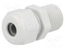 Cable gland; with long thread; M16; 1.5; IP68; polyamide; UL94V-0 HUMMEL