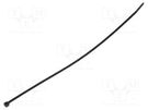 Cable tie; L: 290mm; W: 3.5mm; polyamide; 135N; black; Ømax: 80mm HELLERMANNTYTON