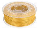 Filament: PLA; Ø: 1.75mm; golden; 200÷235°C; 1kg DEVIL DESIGN