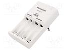 Charger: for rechargeable batteries; Ni-MH; Size: AA,AAA,R03,R6 PANASONIC