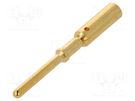 Contact; male; gold-plated; 2.5mm2; grounding contact; crimped HARTING