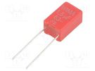 Capacitor: polyester; 1.5uF; 40VAC; 63VDC; 5mm; ±5%; 5.5x11.5x7.2mm WIMA