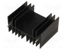 Heatsink: moulded; TO220,TO247; black; L: 30mm; W: 40mm; H: 20mm STONECOLD