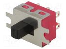 Switch: slide; Pos: 2; DPDT; 2A/250VAC; ON-ON; screw type; -30÷85°C IC SWITCHES